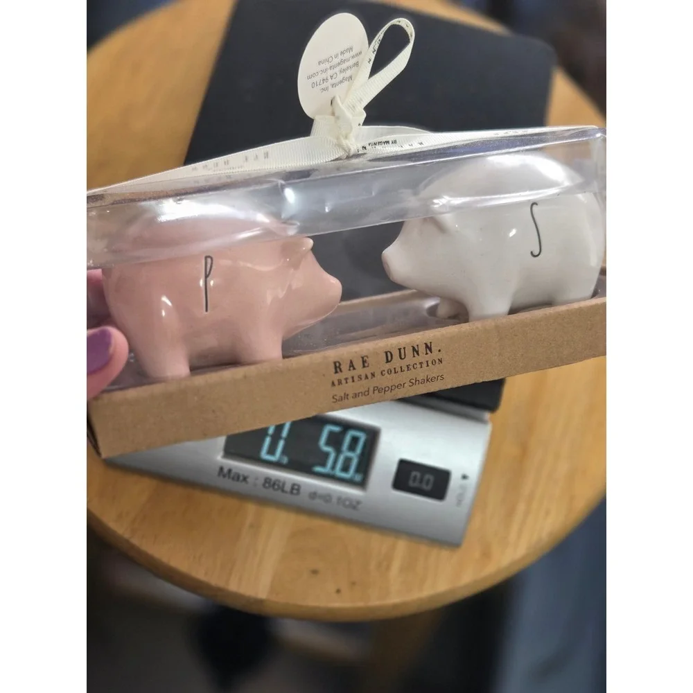 Rae Dunn Pigs Salt And Pepper Shaker‎ Set Farmhouse Kitchen Decor